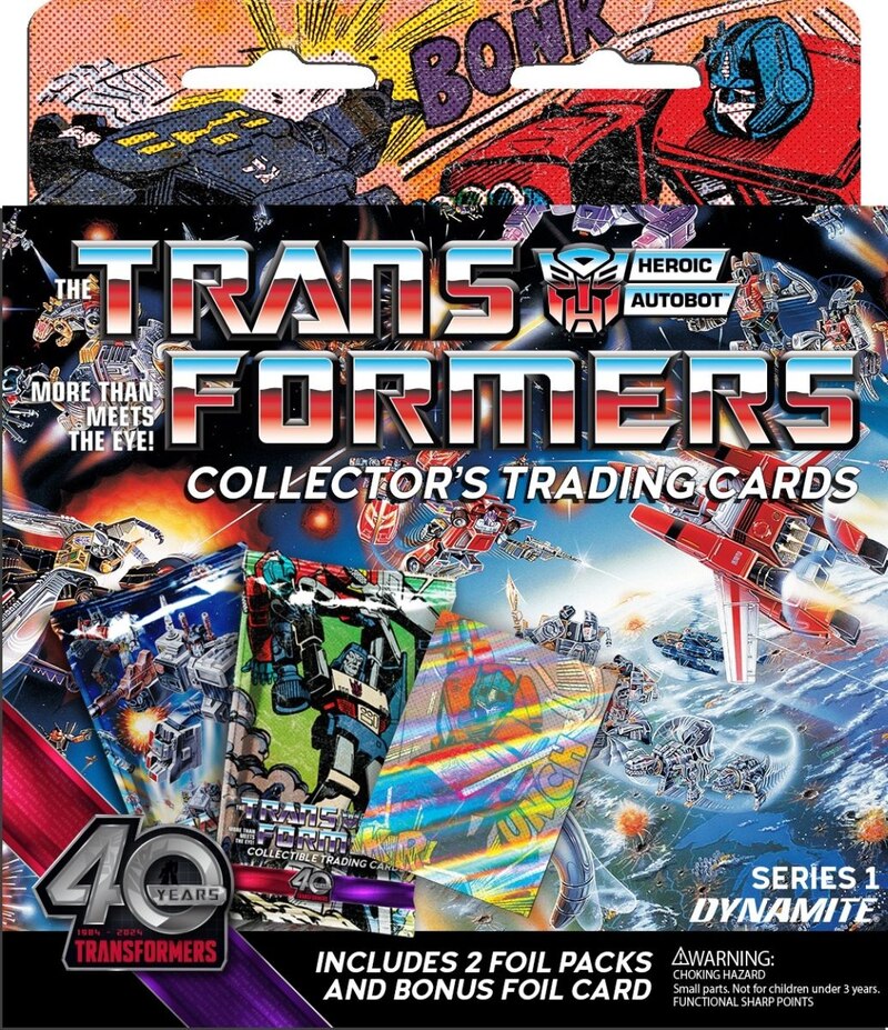 Transformers G1 Collecticable Trading Cards from Dynamite